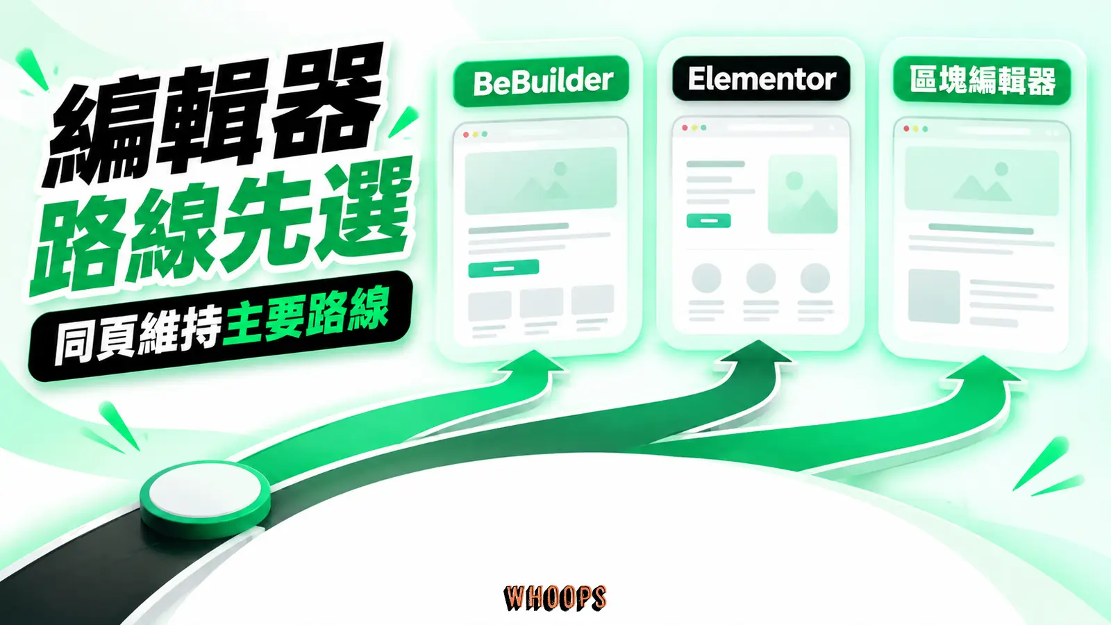 編輯器路線先選定:BeBuilder、Elementor、區塊編輯