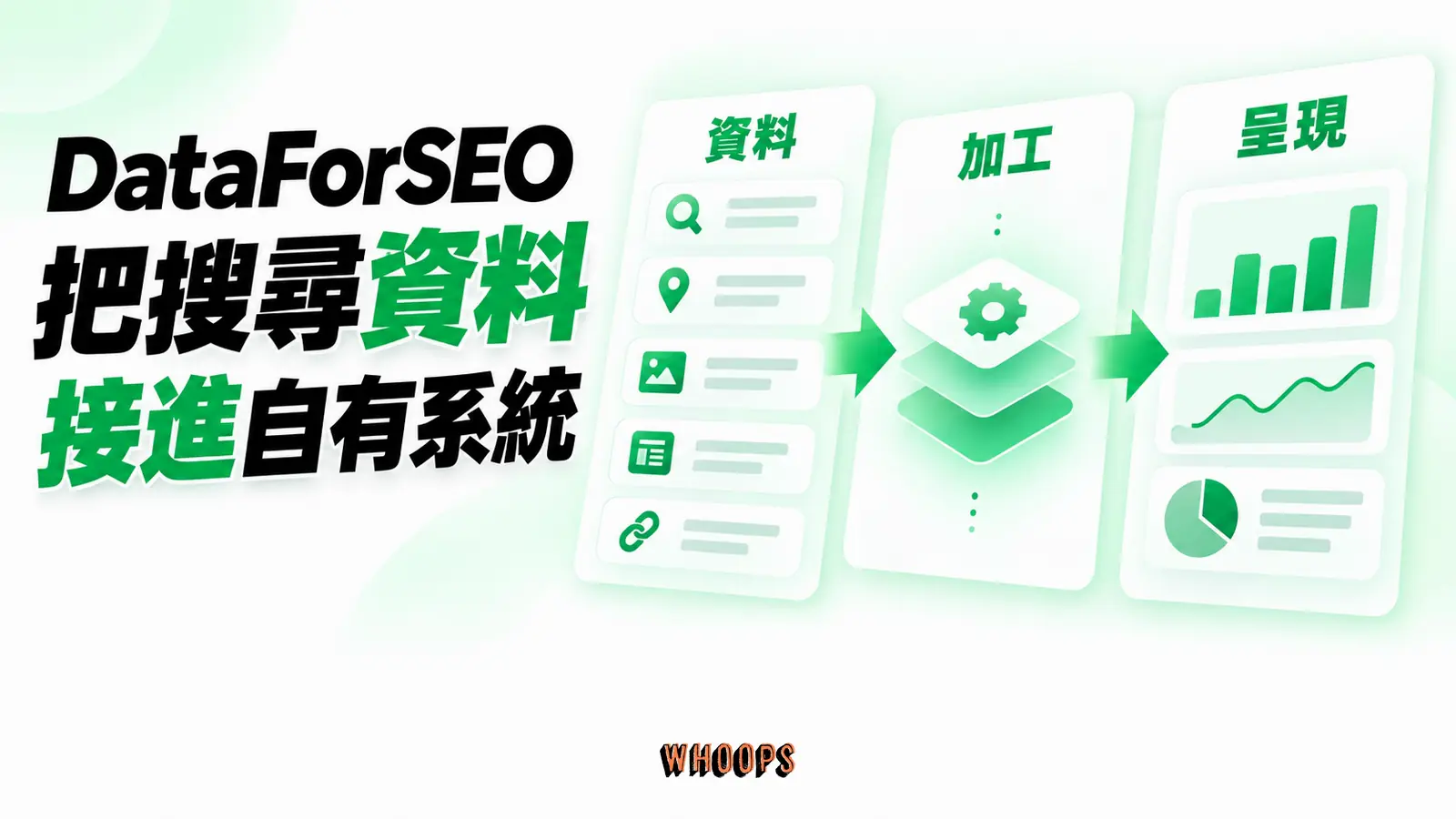 DataForSEO：資料、加工、呈現