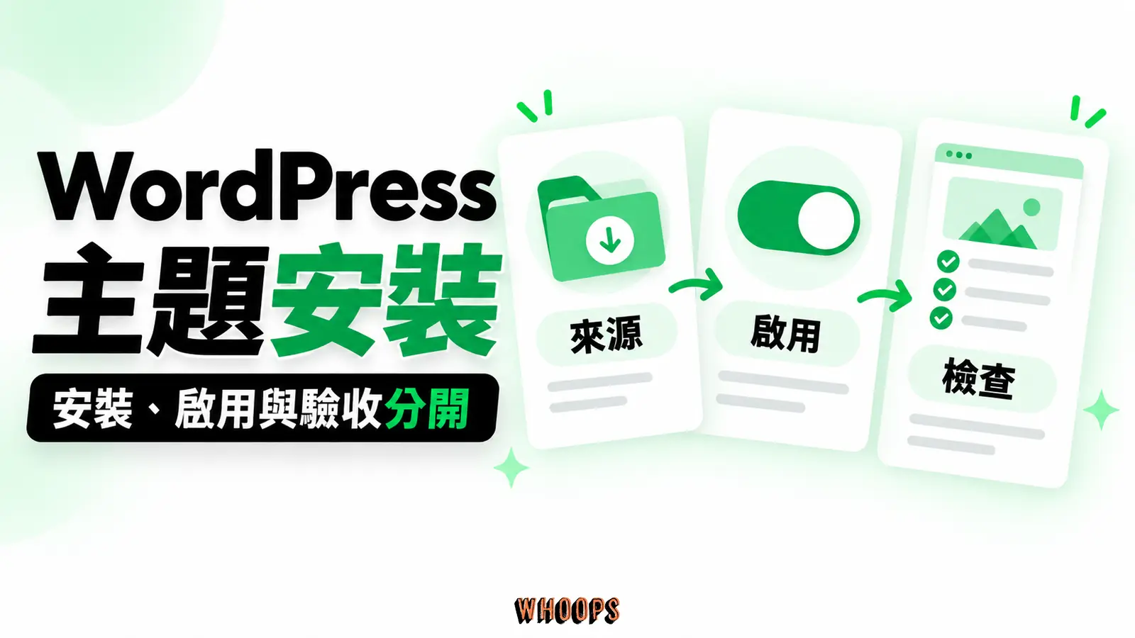 WordPress主題安裝 WordPress主題安裝:來源、啟用、檢查