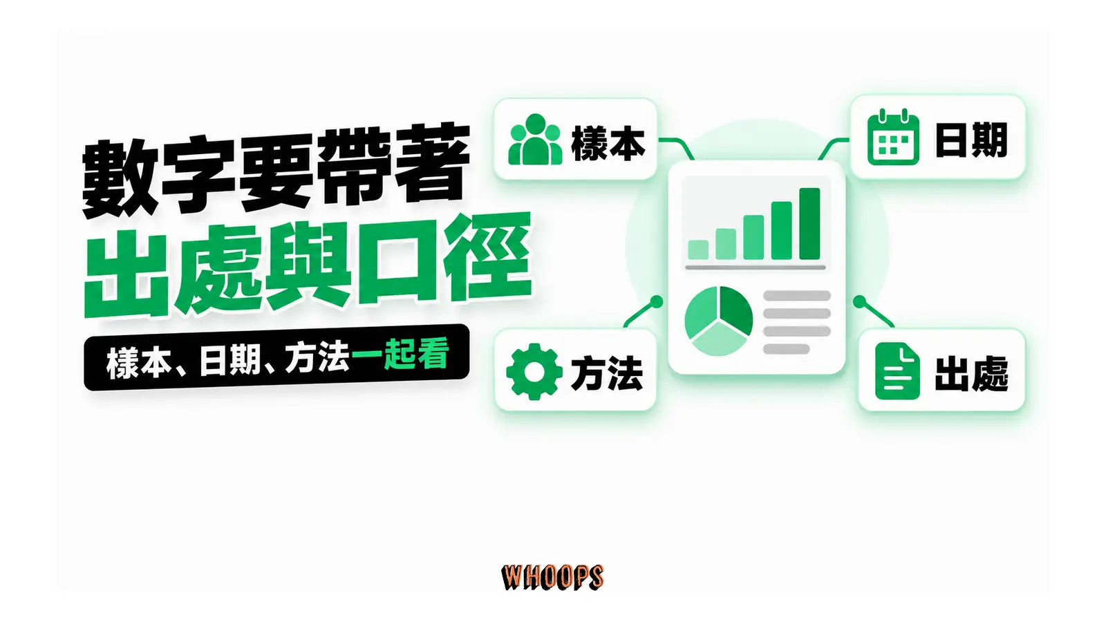 數字要帶著出處與口徑:樣本、日期、方法一起看
